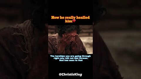 How JESUS Really HEALED the Blind Man 🤯✝️ #shorts #youtube #jesus #bible #christian #fypシ