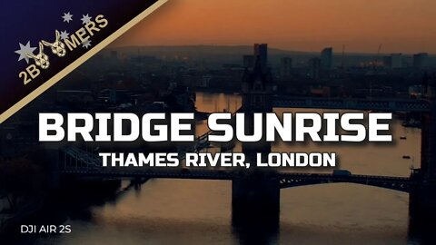 BRIDGE SUNRISE LONDON BY DJI AIR 2S #djiair2s