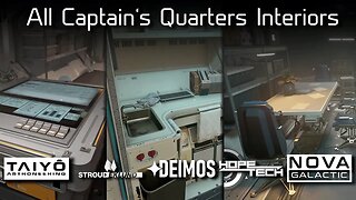 All Captain's Quarters Showcase | Starfield