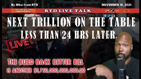 Talks Start For The Next $1.75 Trillion For The Build Back Better Bill (TPTS) The People's Talk Show