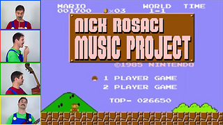 One-man band brilliantly covers Super Mario theme