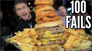 Almost UNDEFEATED BURGER CHALLENGE | With a $150 Prize | In Seattle Washington | Man Vs Food