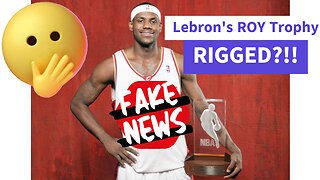 RIGGED? Lebron's 2003 Rookie of the Year Trophy - Carmelo Should've WON! #nbareaction #patmcafee