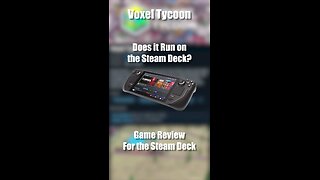 Voxel Tycoon on the Steam Deck