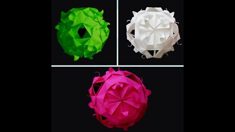 How to make a Beautiful Paper craft light ball