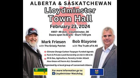 Lloydminister Town Hall 2023-02-23 *Find livestream on Bobblayone.net