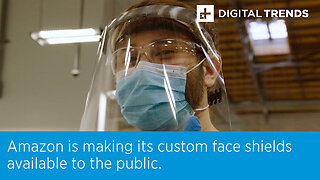 Amazon is making its custom face shields available to the public.