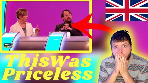 American Reacts To | WHICH WILTY panel member did Mel Giedroyc have a snog with?