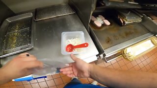 McDonald's POV: Cooking Breakfast Steak & Eggs