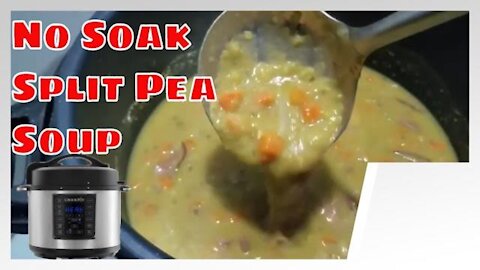 Crock-Pot Express No Soak Ham and Split Pea Soup