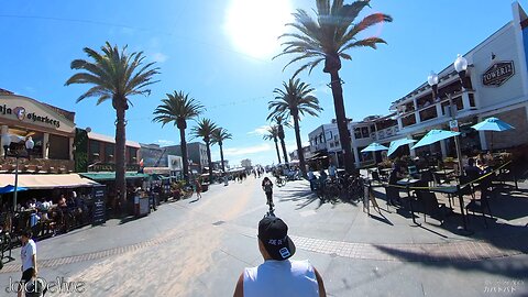 🛴💨💯🤙Electric Scooter Tour: Los Angeles Beaches...Hermosa Beach California😎Hype Version