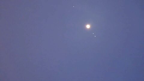 Jupiter and it’s moons time lapse
