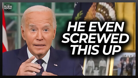 Biden Screws Up the Most Important Moment of His Post-Assassination Speech
