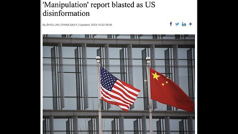 China and the US accuse each other of misinformation - with Scott Wheeler