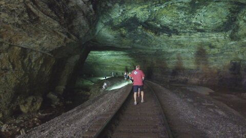 Natural Tunnel Rail Road day