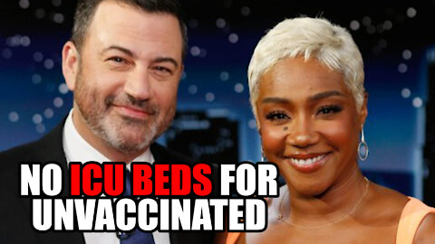 Jimmy Kimmel Says Unvaccinated shouldn't get ICU Beds