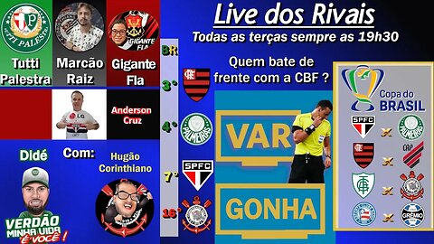 LIVE dos RIVAIS - Ultimas de Palmeiras, São Paulo, Corinthians e Flamengo.