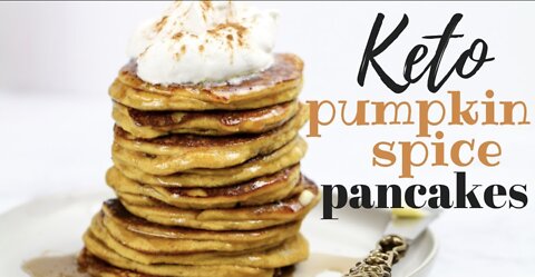 KETO PUMPKIN PANCAKES Keto Cream Cheese Pancake Recipe Gluten Free Pumpkin Pancakes
