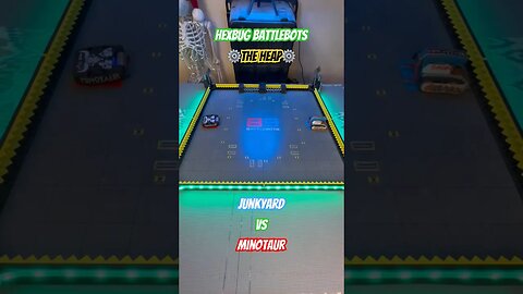 Junkyard vs Minotaur ⚙️The Heap⚙️ Hexbug Battlebots #hexbugbattlebots #hexbugvideos #battlebots