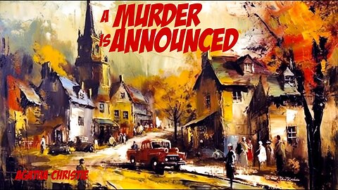 A Murder Is Announced 🔍👵🏻 Agatha Christie 🏡📰