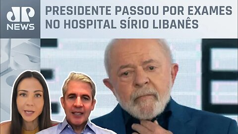 Lula é diagnosticado com pneumonia leve e adia viagem à China; d'Avila e Amanda Klein analisam