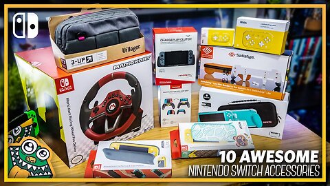 10 AWESOME Nintendo Switch Accessories! - HAULED - Ep.9 - List and Overview