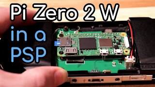 Raspberry Pi Zero 2 W in the PSPi Zero Version 5