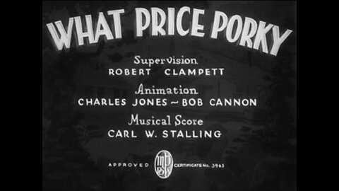 1938, 2-26, Looney Tunes, What price Porky