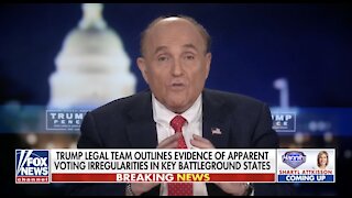 Giuliani: Dems plotted 'national conspiracy' to steal 2020 election