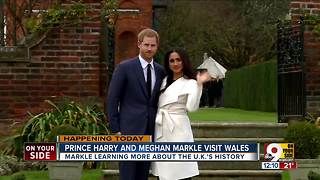 Prince Harry and Meghan Markle visit Wales