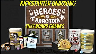 Heroes of Barcadia Kickstarter Unboxing