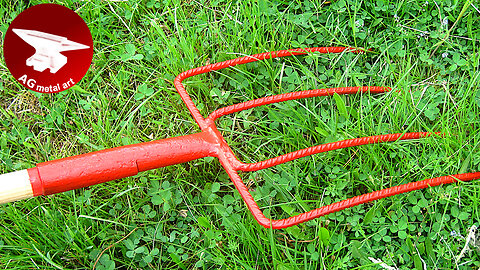 DIY Garden Fork from Scrap