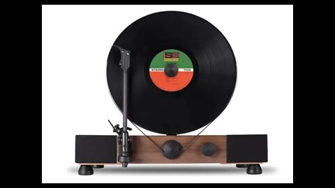 A Long One: Gramovox Vertical Grooves Floating Record Player does over 20 minutes of Jazz.