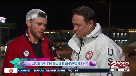 U.S. Freestyle Skier Gus Kenworthy live interview on 2 Works for You Morning