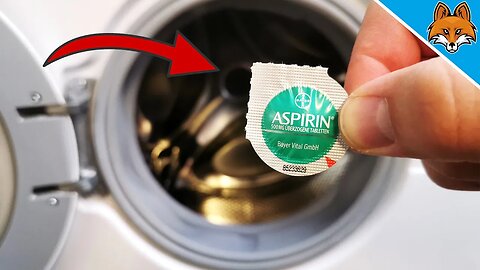 Throw ASPIRIN in your Washing Machine and WATCH WHAT HAPPENS 💥