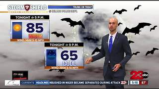 A warm weekend ahead before a CHILLY Halloween!