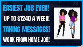 Easiest Job Ever | Up To $1240 A Week | Taking Messages | Best Work From Home Job | WFH Jobs 2023