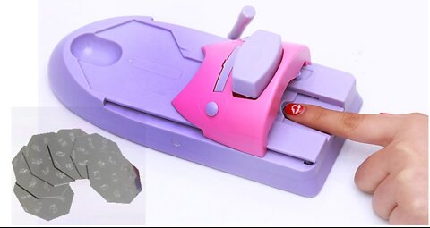 DIY Portable Nail Printer Art Stamping Tool