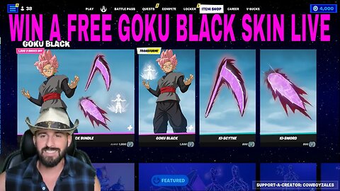 🔴Free Goku Black Giveaway Stream | Join Now For Your Chance To Win! | Fortnite Creative Livestream