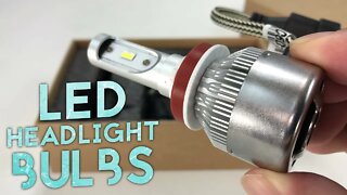 H11/H8/H9 7600LM LED Automotive Headlight Bulbs by Woxma Unboxing