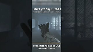 The Good Old Days | #shorts #mw2 #2009 #cod4 #gameplay