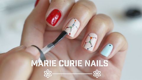Cool Nail Style Fully Inspired By Marie Curie