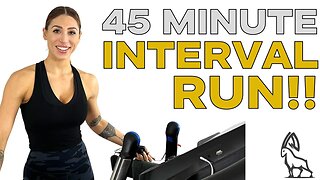45-Minute Treadmill Interval Run for Explosive Fitness!