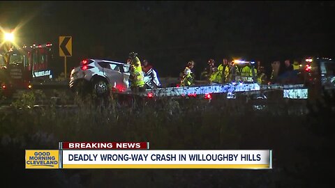 One dead, five injured after suspected wrong-way driver crash in Willoughby Hills