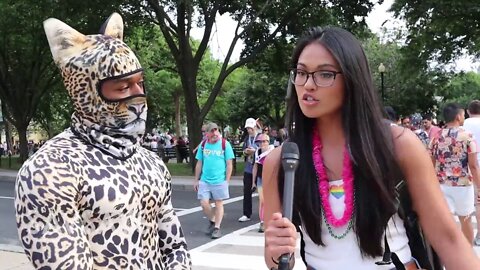Pride March D.C. - Attendees explain why it's a good thing that kids get exposed to Nudity
