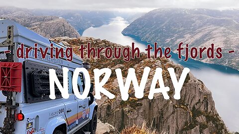 Driving through NORWAY FJORDS with our DEFENDER (EP 9 - World Tour Expedition)