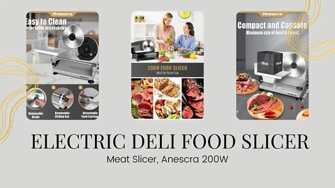 Electric Deli Food Slicer - 👍2022, updated👍