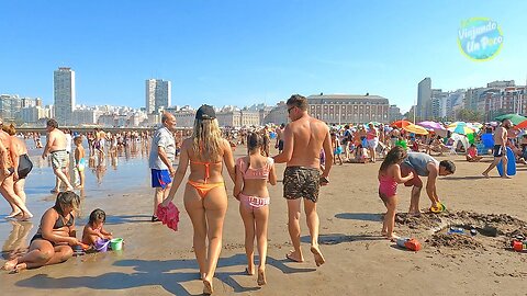 4K BEACH WALK BRISTOL BEACH Cool Day 🏖️