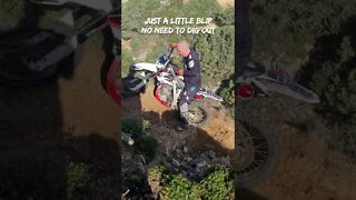 Getting unstuck on a cliff edge