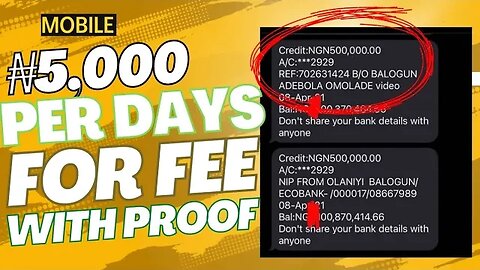 how to make ₦‎5,000 naira per day in Nigeria (make money in Nigeria)